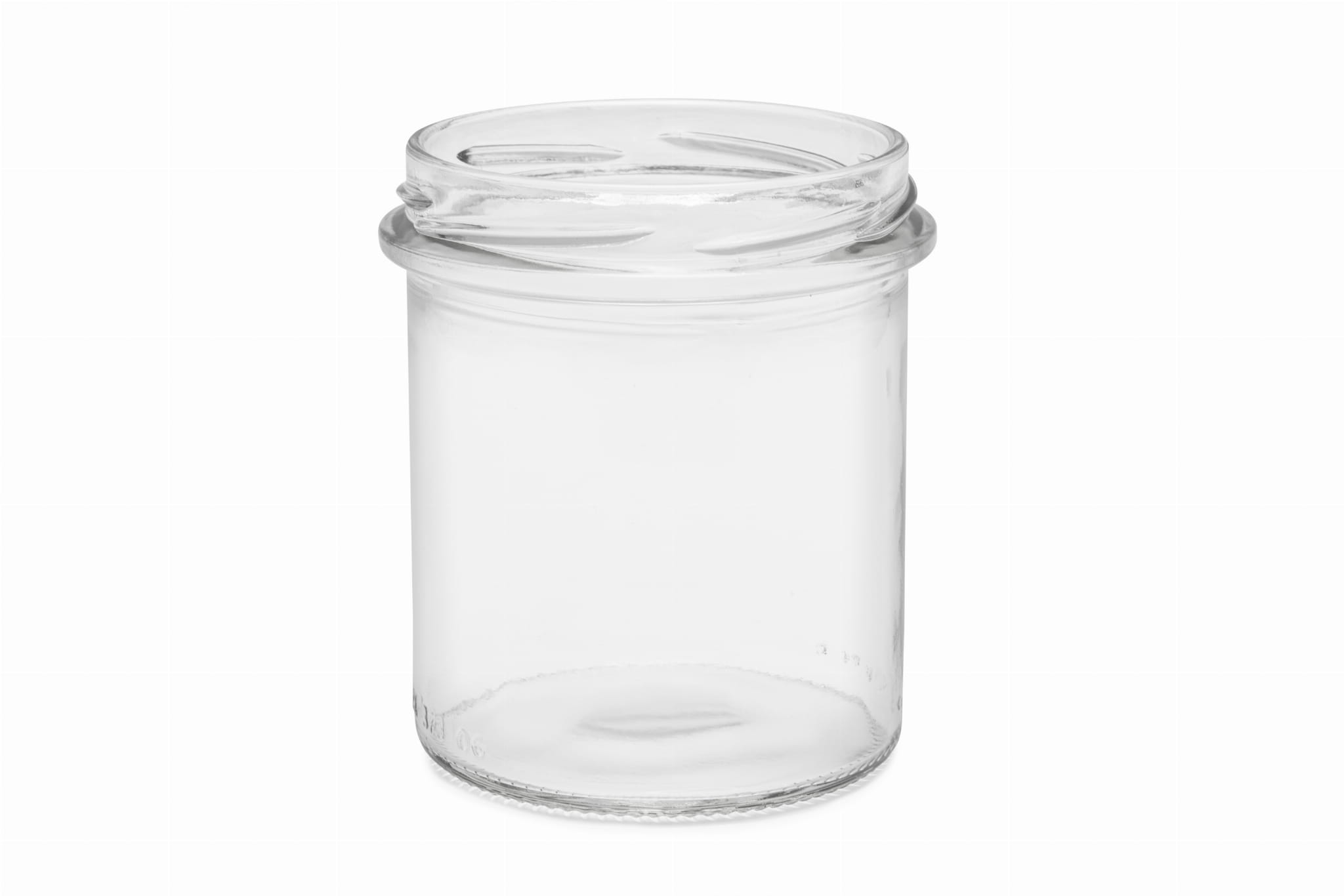 Glasbehälter für Kerzen, farblos, 373 ml, Ø 82 mm