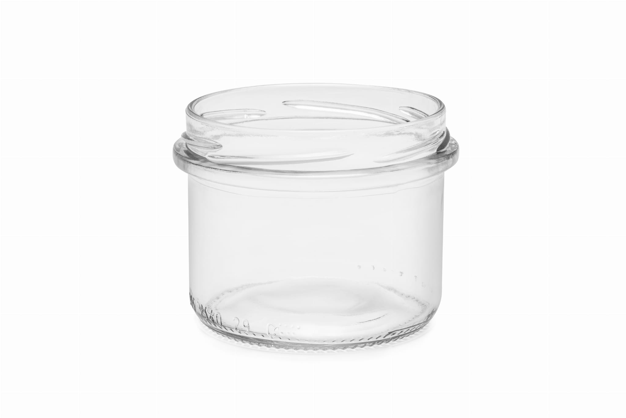 Glasbehälter für Kerzen, farblos, 235 ml, Ø 82 mm