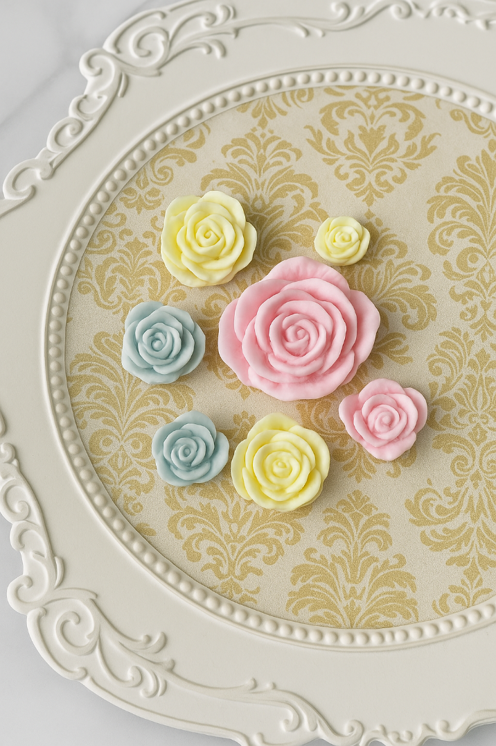 Silikonform für Kerzen - Blumen RS1-538