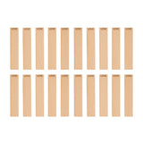 Holzkerzendochte mit Gravur - "LOVE" 20x1 mm