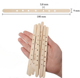 Holzdochtstabilisator mit 7 Löchern, 18 cm, 50 Stück
