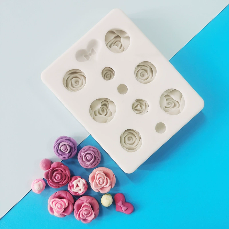 Silikonform für Kerzen - Blumen RS1-589