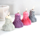 Silicone candle mold - bride