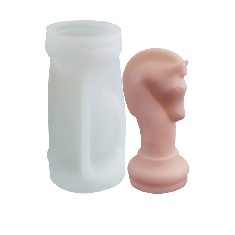 Silikonform für Schachkerzen - Springer