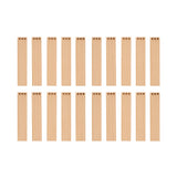 Holzdochte für Kerzen mit Gravur - "Sternchen" 20x1 mm