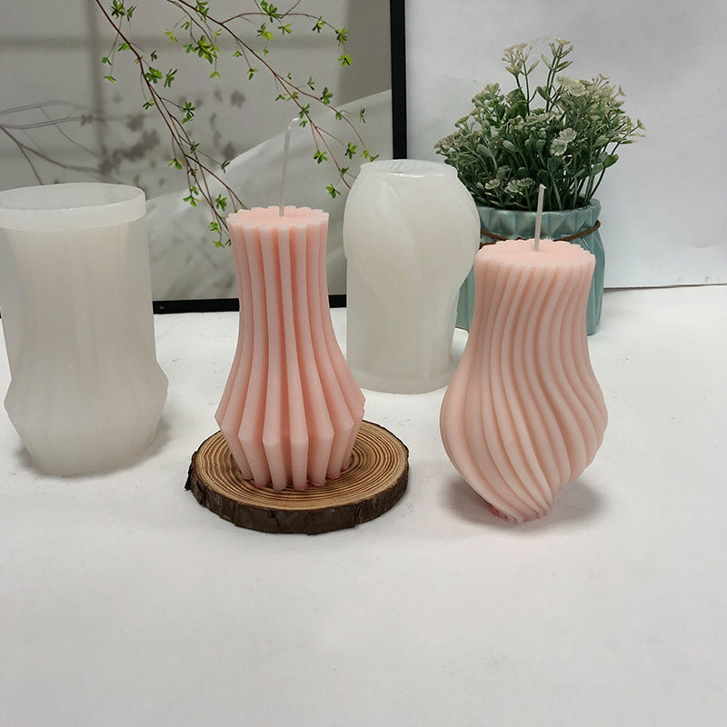Silikonform für Kerzen - Säulenform