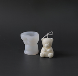 Silikonform für Kerzen - kleiner Bär