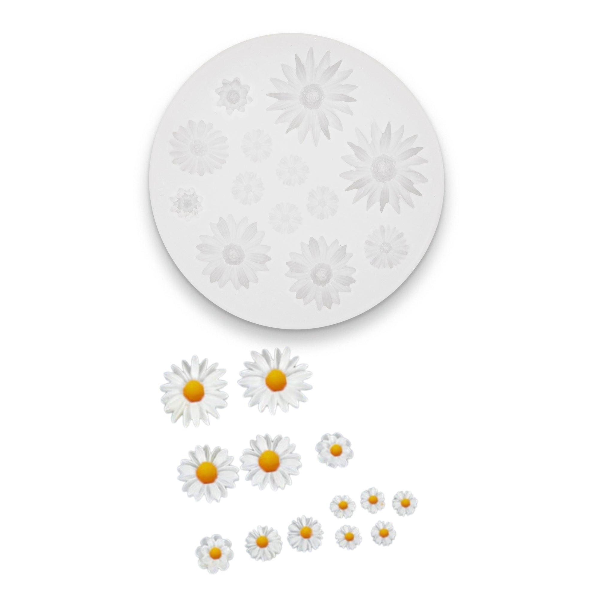 Silicone candle mold - flowers RS1-611