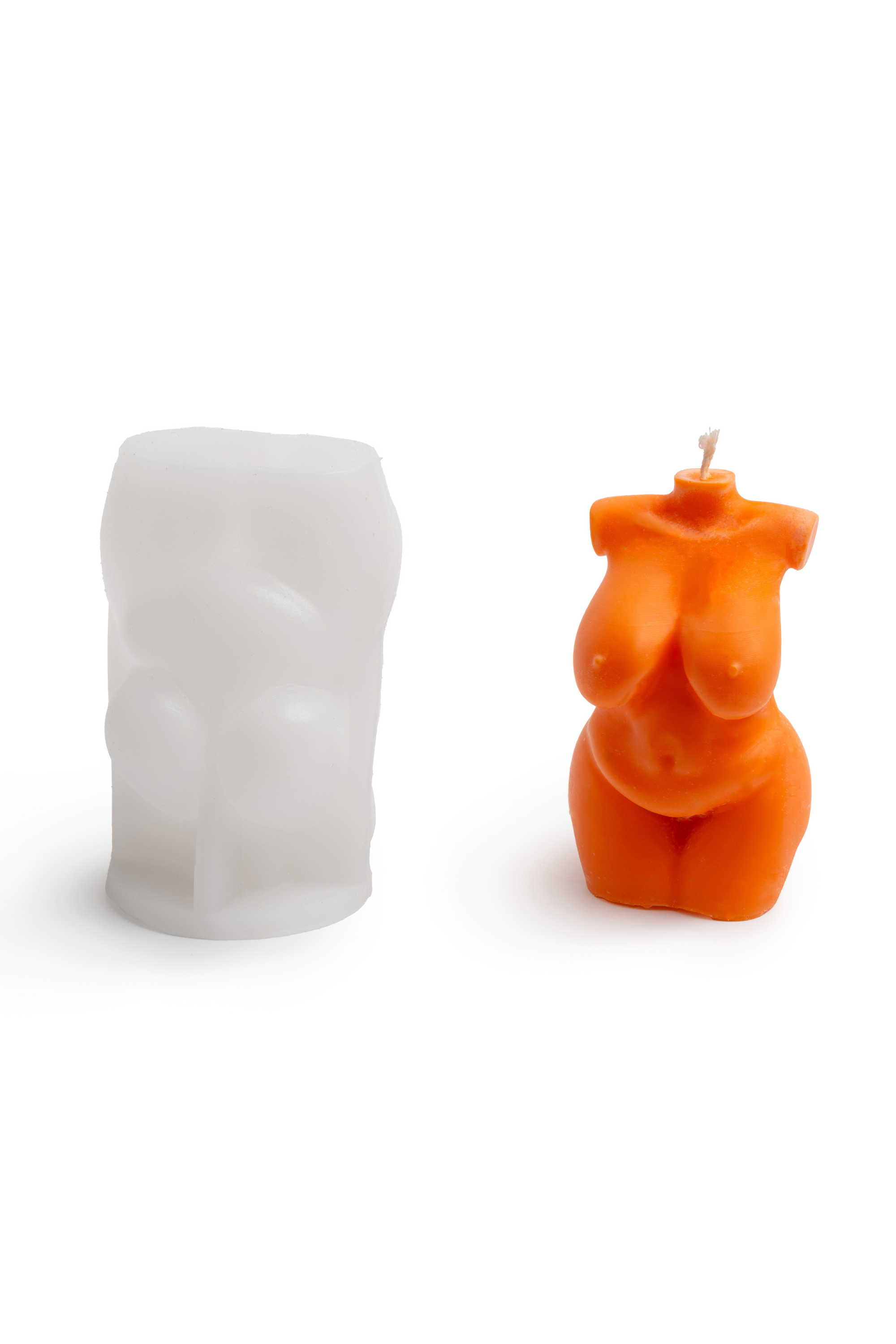 Silikonform für Kerzen - Frauenfigur