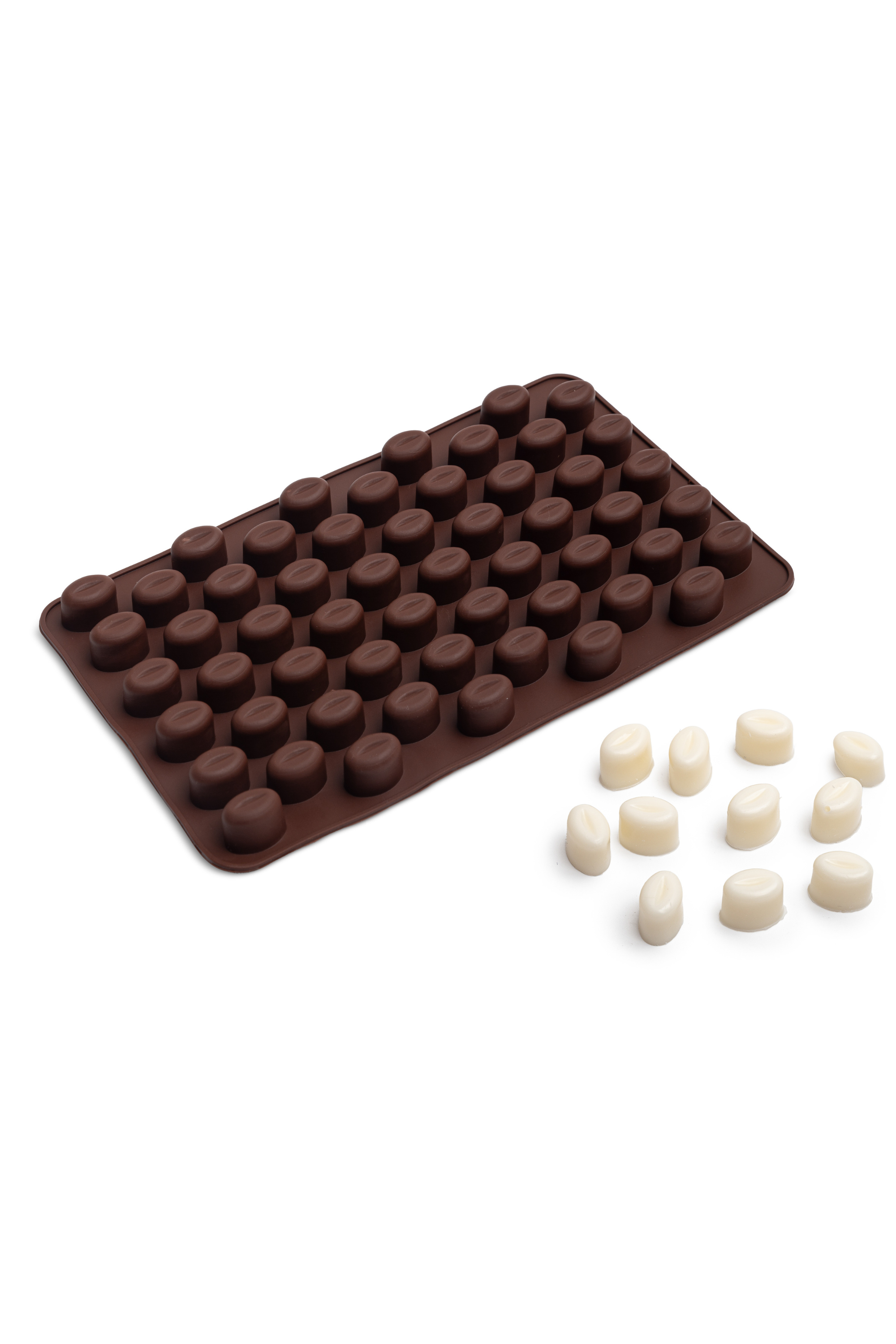 Silikonform für Kerzen - Kaffeebohnen