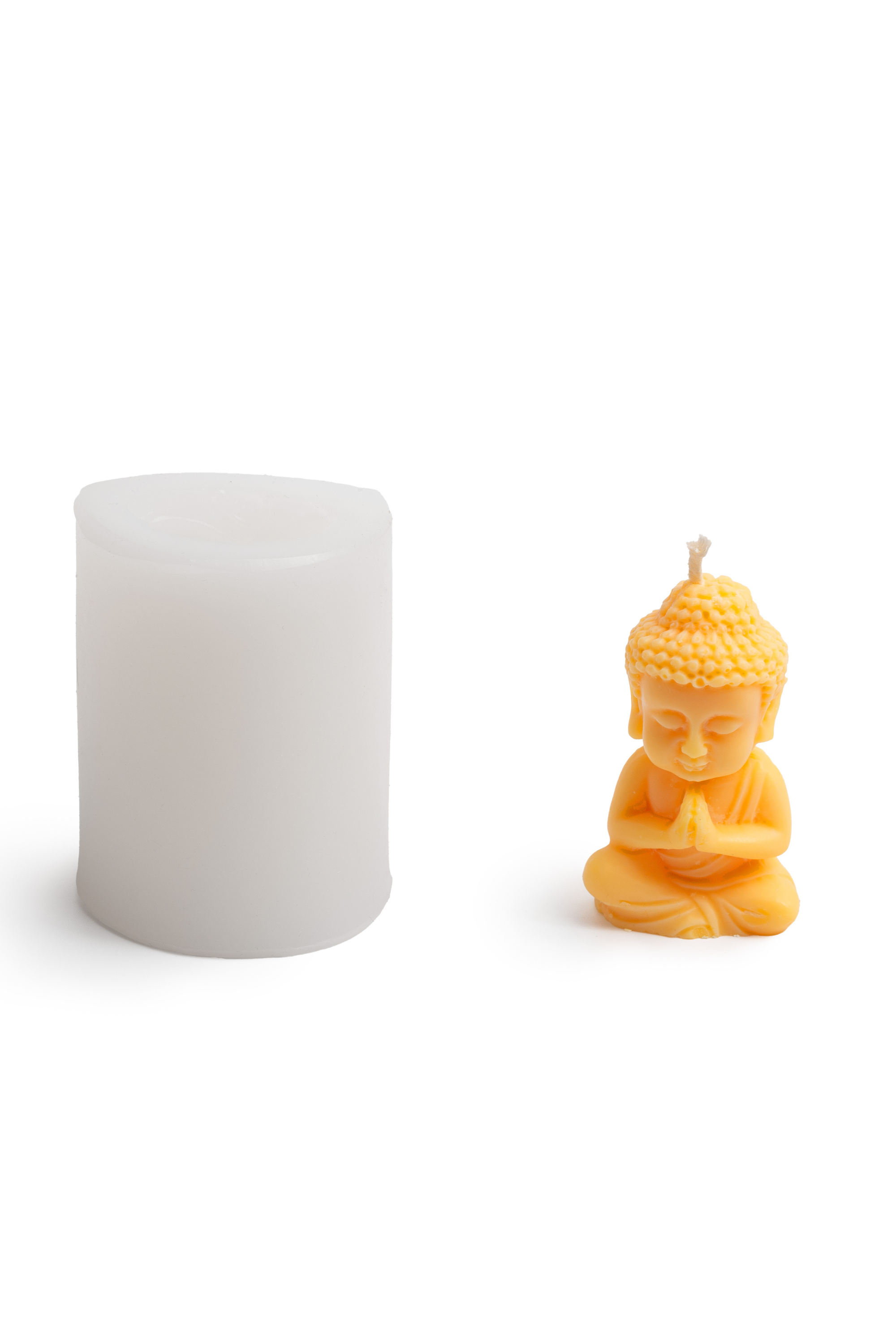 Silicone mold for candles - Buddha