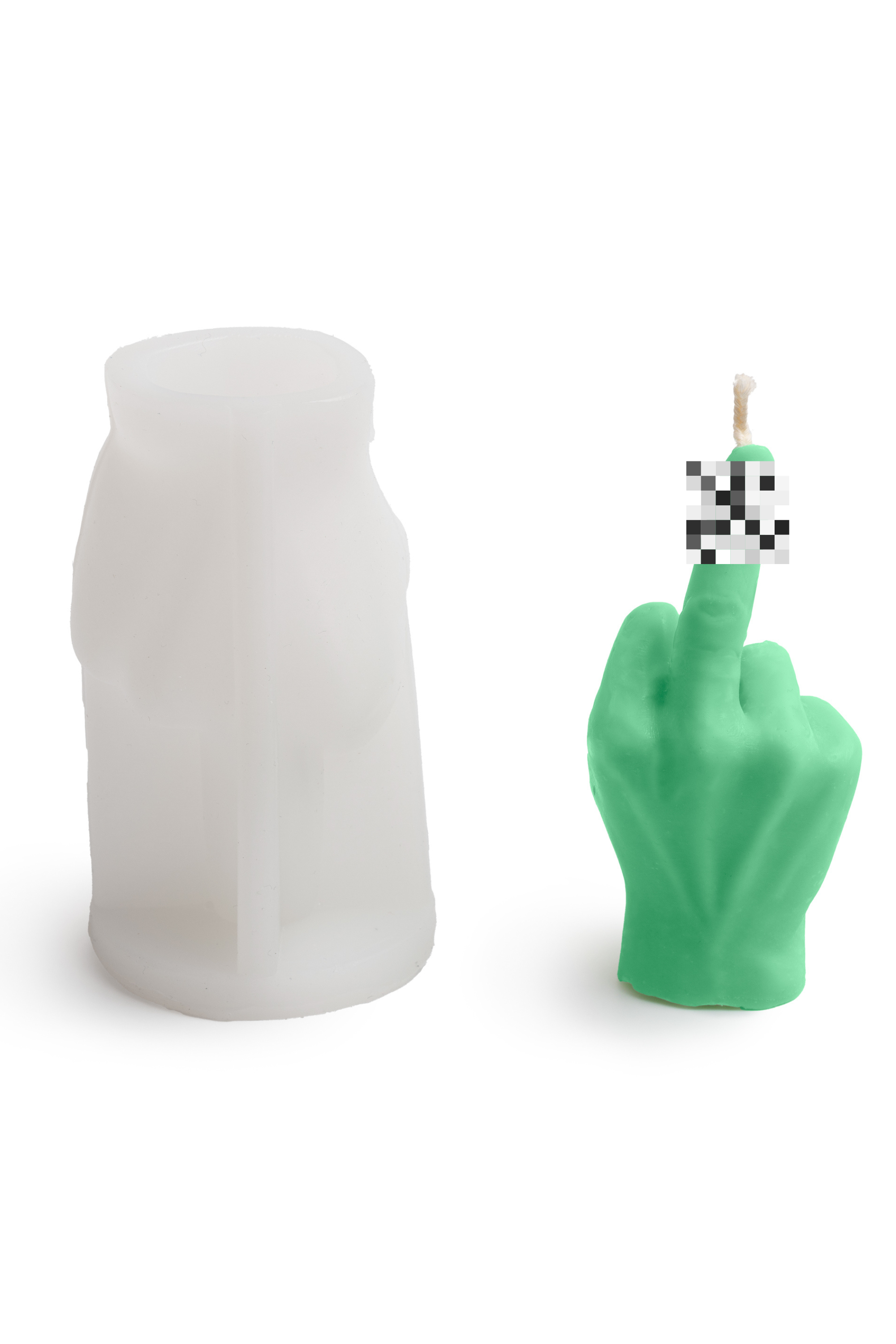 Silikonform für Kerzen - fick dich