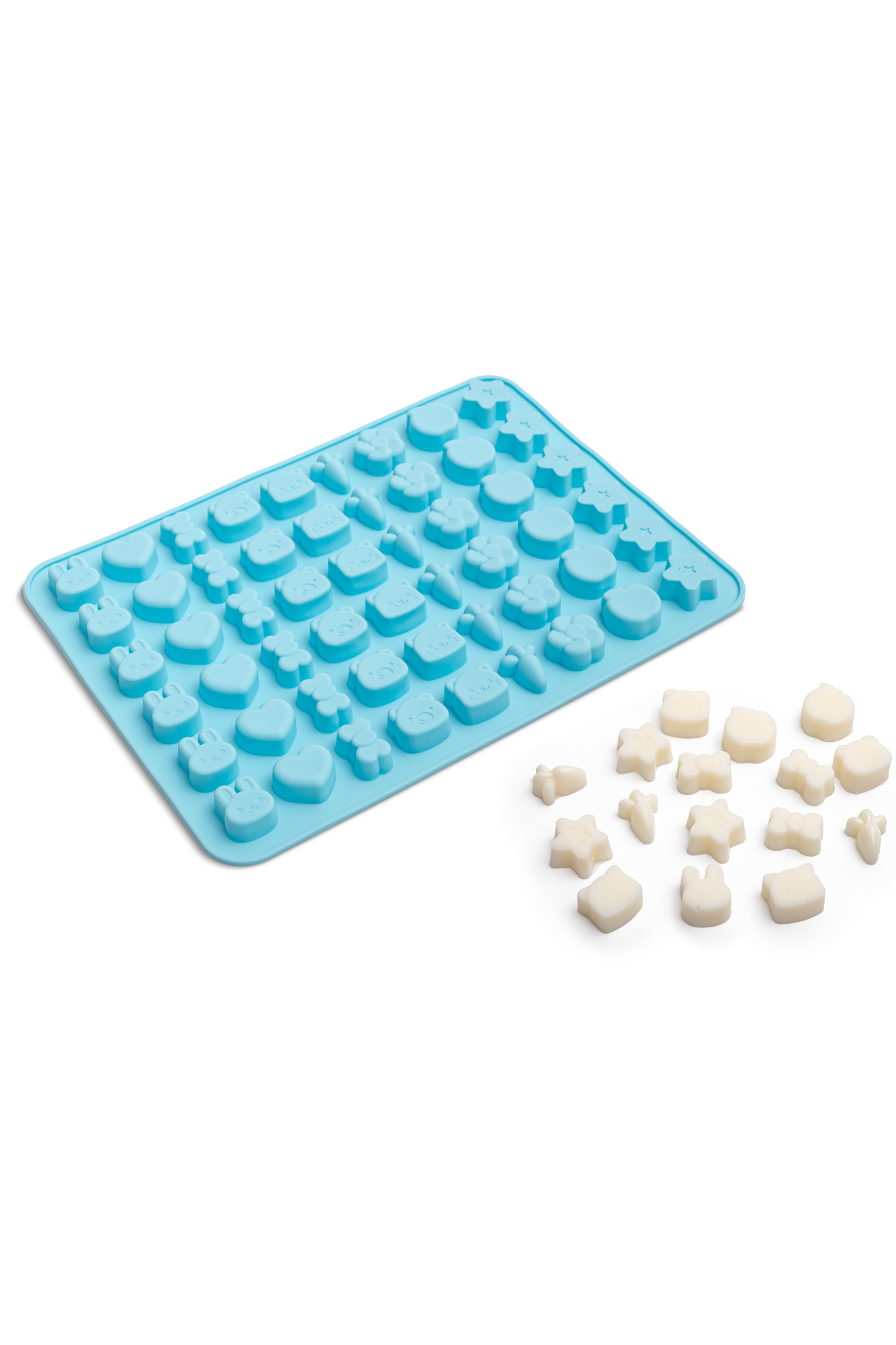 Silicone candle mold, various designs.