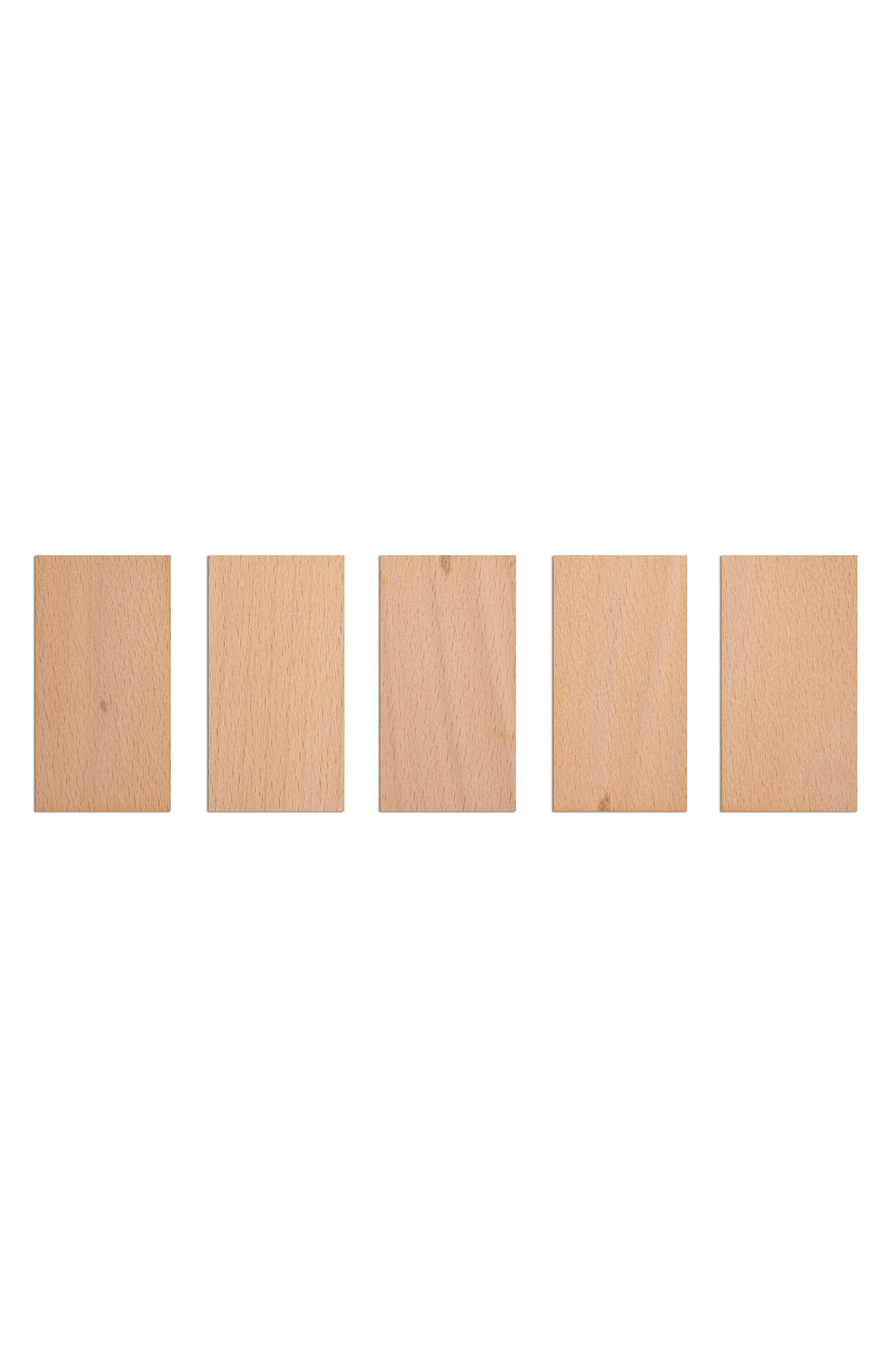 Holzdochte für Kerzen - 75x40x1 mm