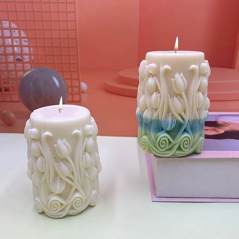 Silicone candle mold - lily of the valley flowers RS1-4845