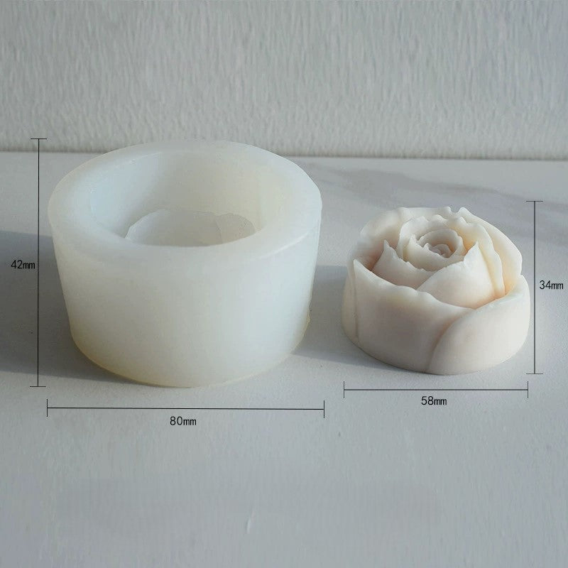 Silicone candle mold - flower RS1-3181