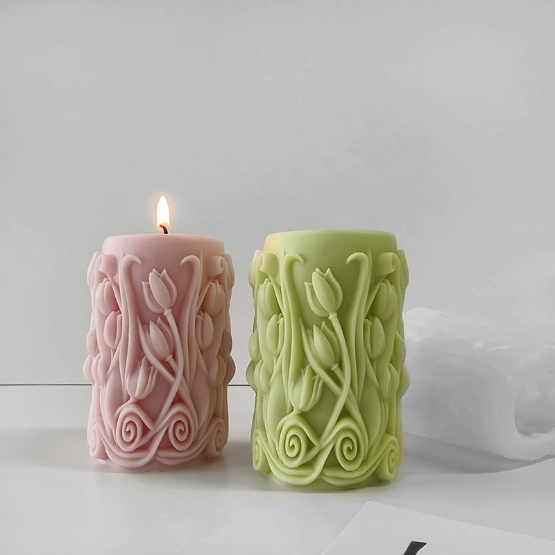 Silicone candle mold - lily of the valley flowers RS1-4845
