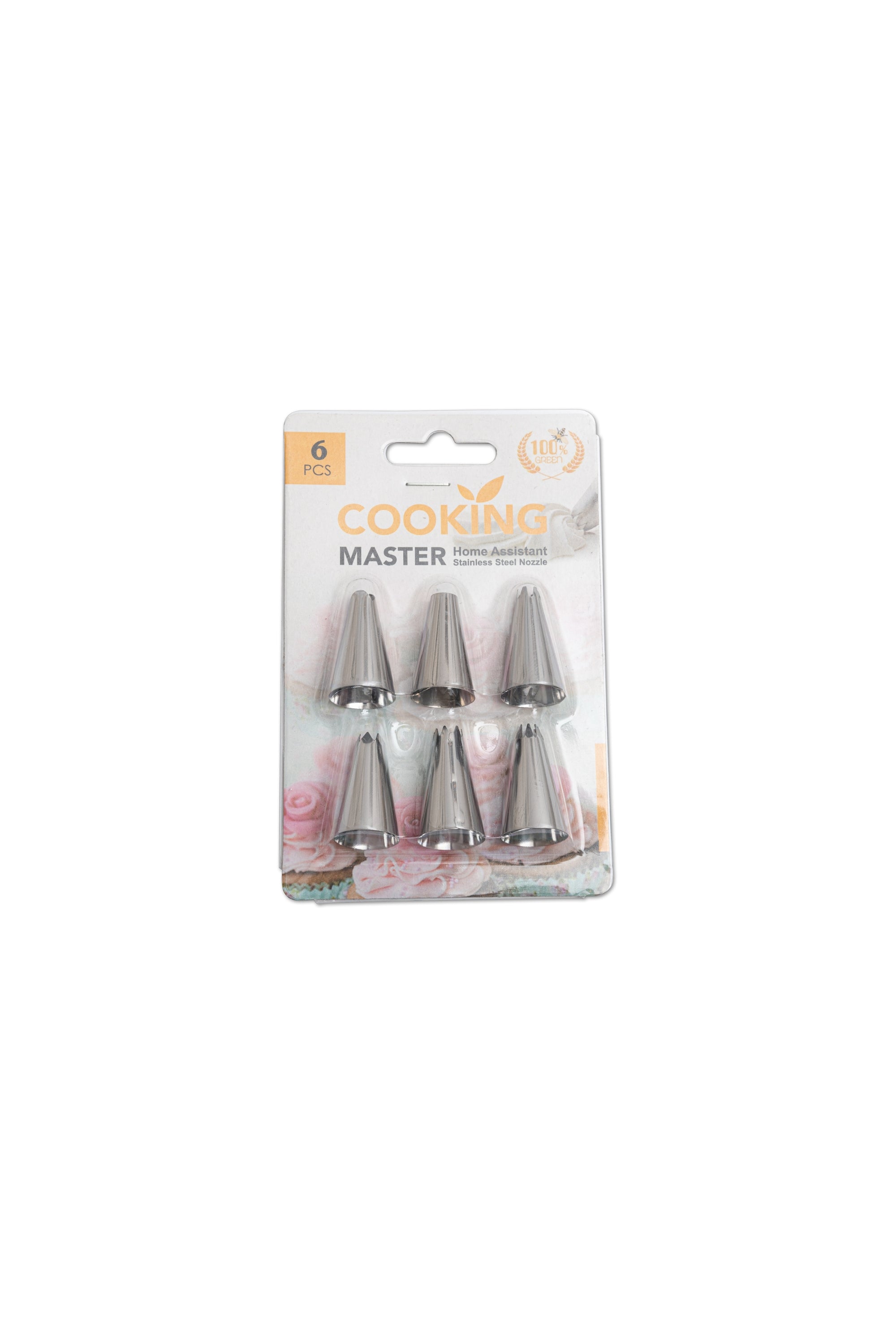 Pastry tips for fondant, 6 pieces.