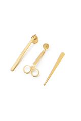 Kerzenzubehör-Set – Schere, Dochtlöscher, Kerzenlöscher
