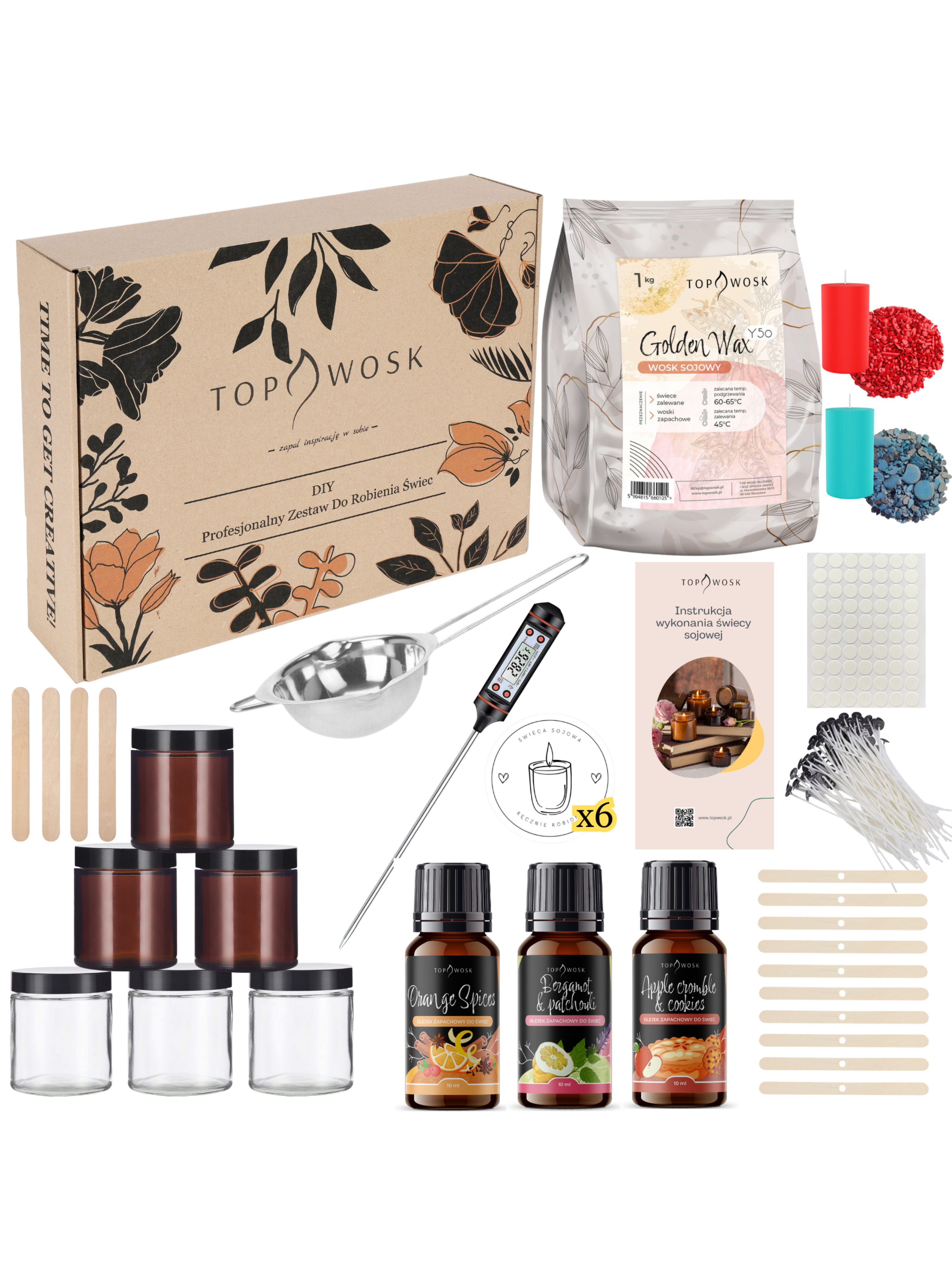 MEDIUM Set for making PREMIUM soy candles