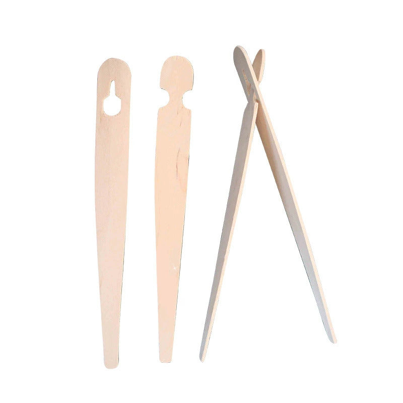 Holzzange Pinzette für Trockenblumen Kerzendekoration