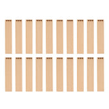 Holzkerzendochte mit Gravur - "Herzen" 20x1 mm