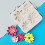 Silikonform für Kerzen - Blumen RS1-626