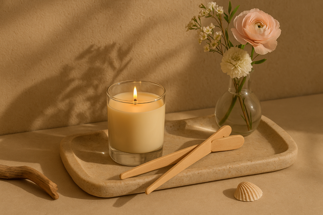 Holzzange Pinzette für Trockenblumen Kerzendekoration