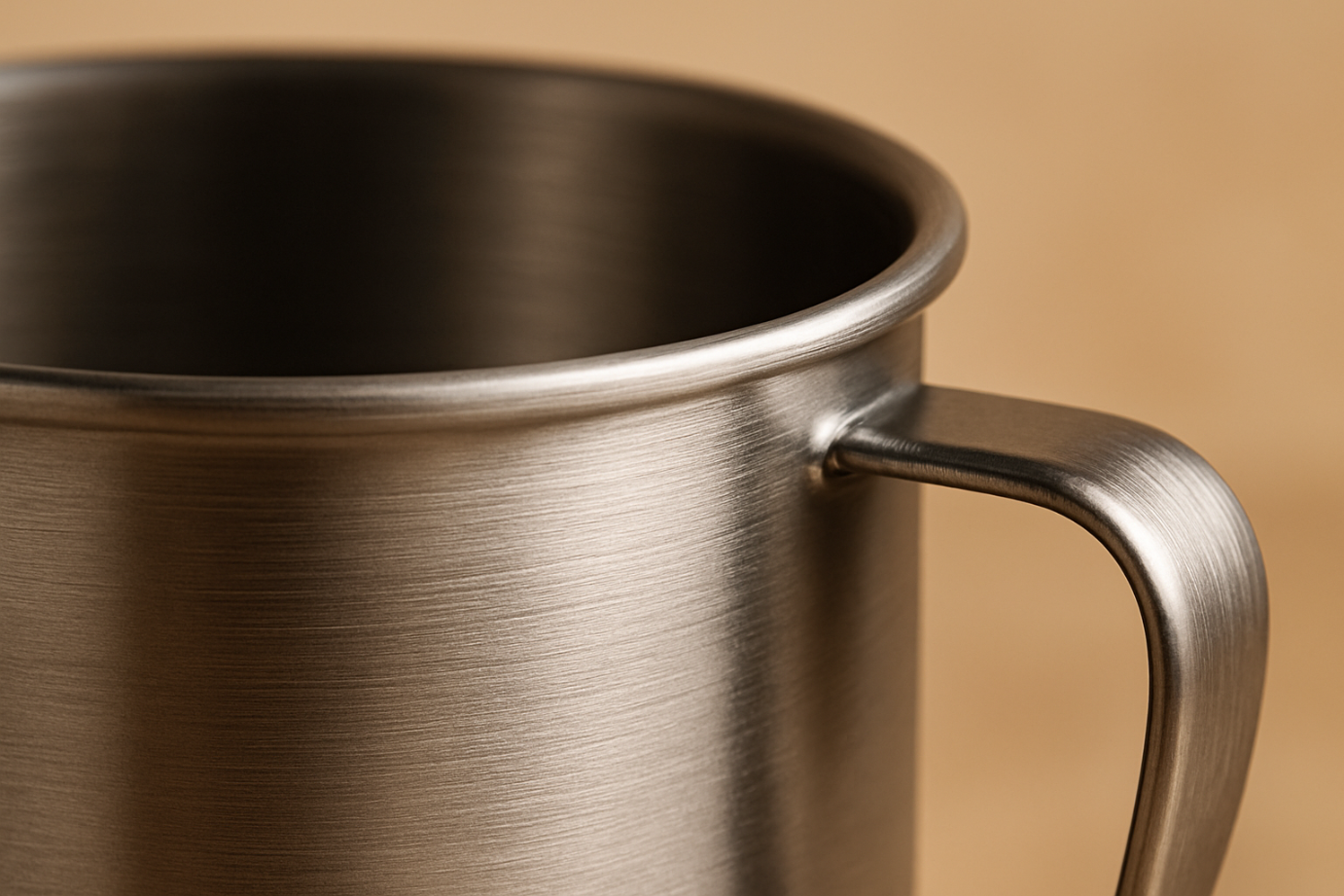 Steel cup, wax melting container, 1l