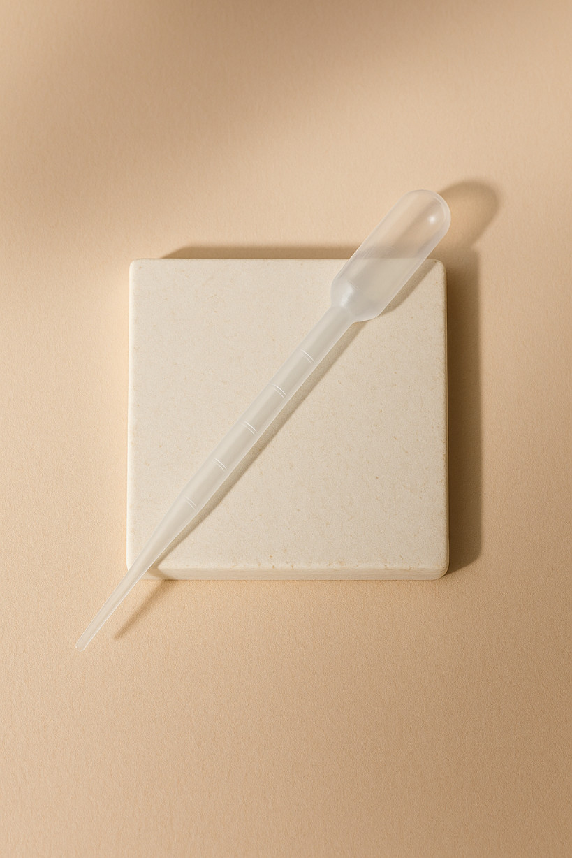 2 ml Pasteurpipette mit Skalierung zum Abmessen