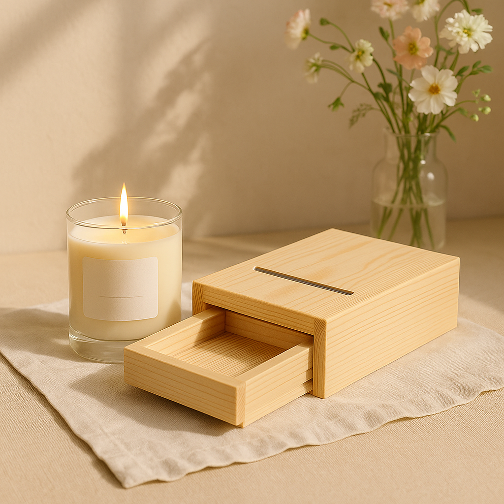 Holzraspel für Kerzen und Seife