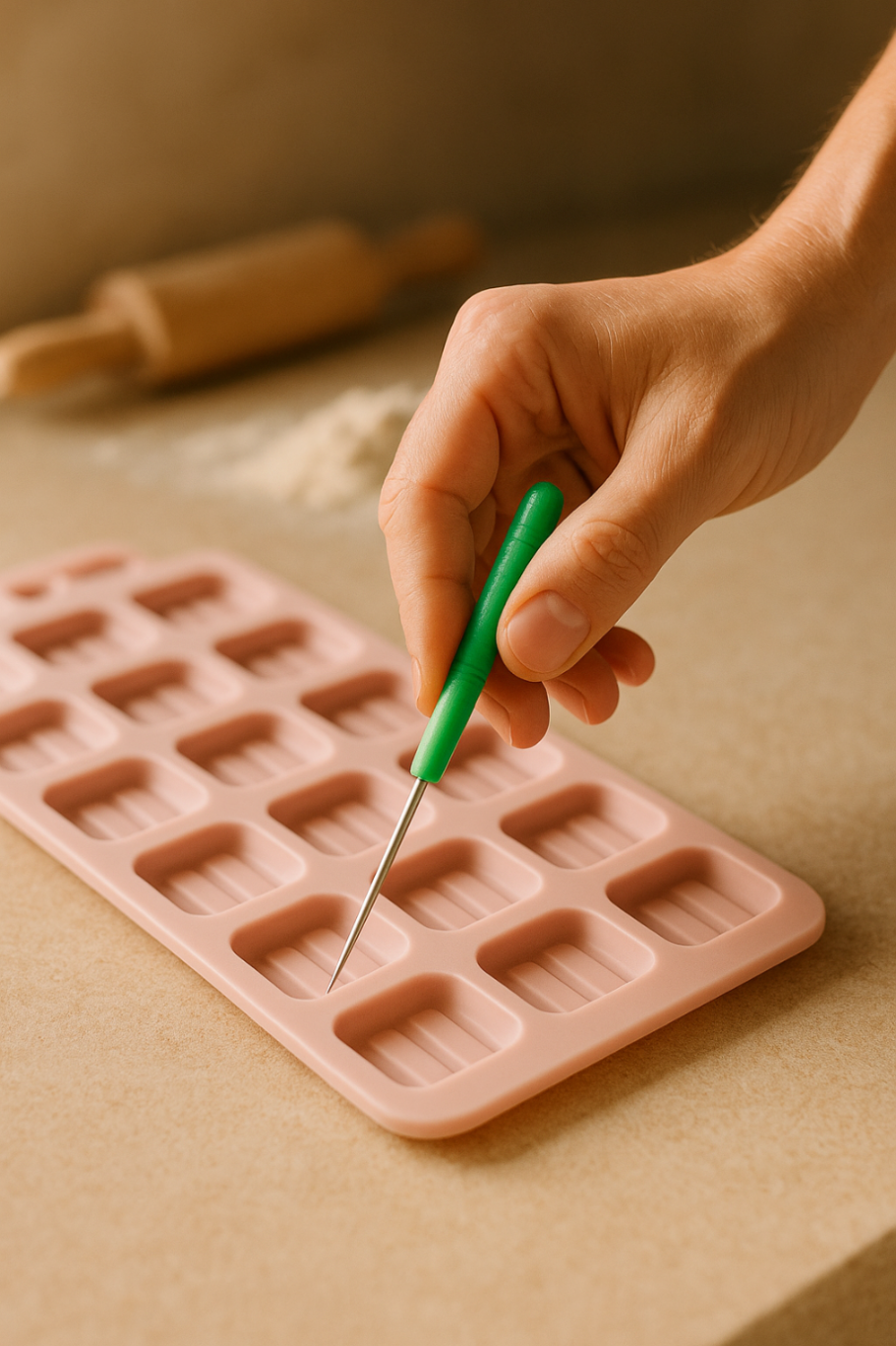 Dorn für Silikonformen