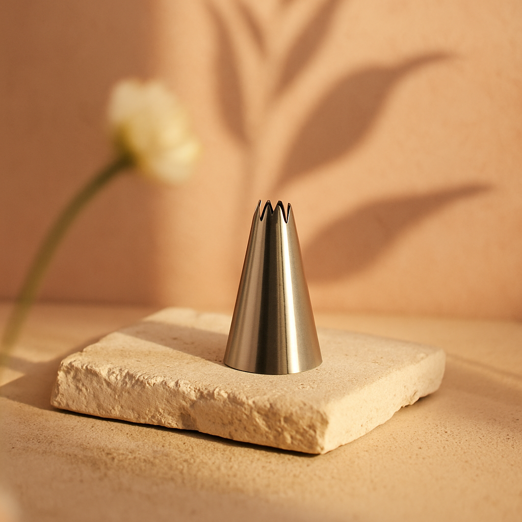 Pastry tips for fondant, 6 pieces.