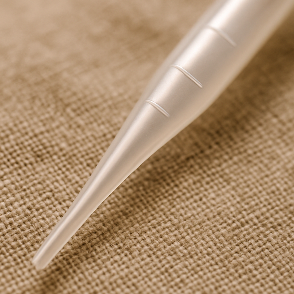 2 ml Pasteurpipette mit Skalierung zum Abmessen