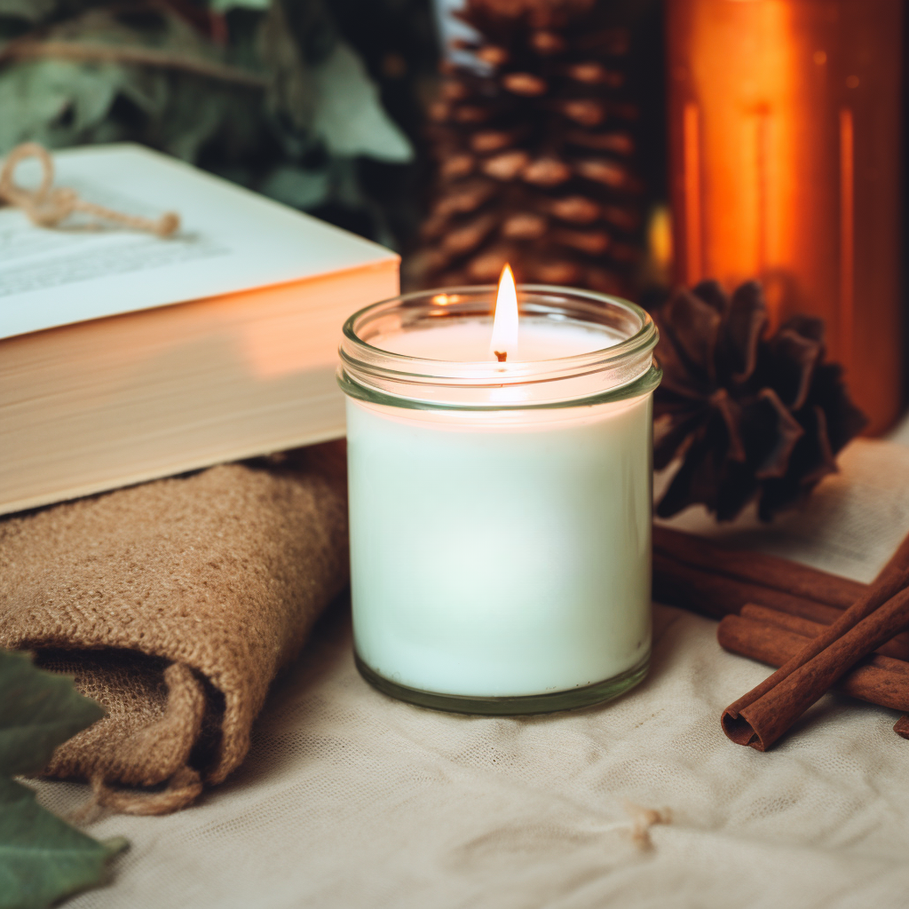 Glasbehälter für Kerzen, farblos, 373 ml, Ø 82 mm