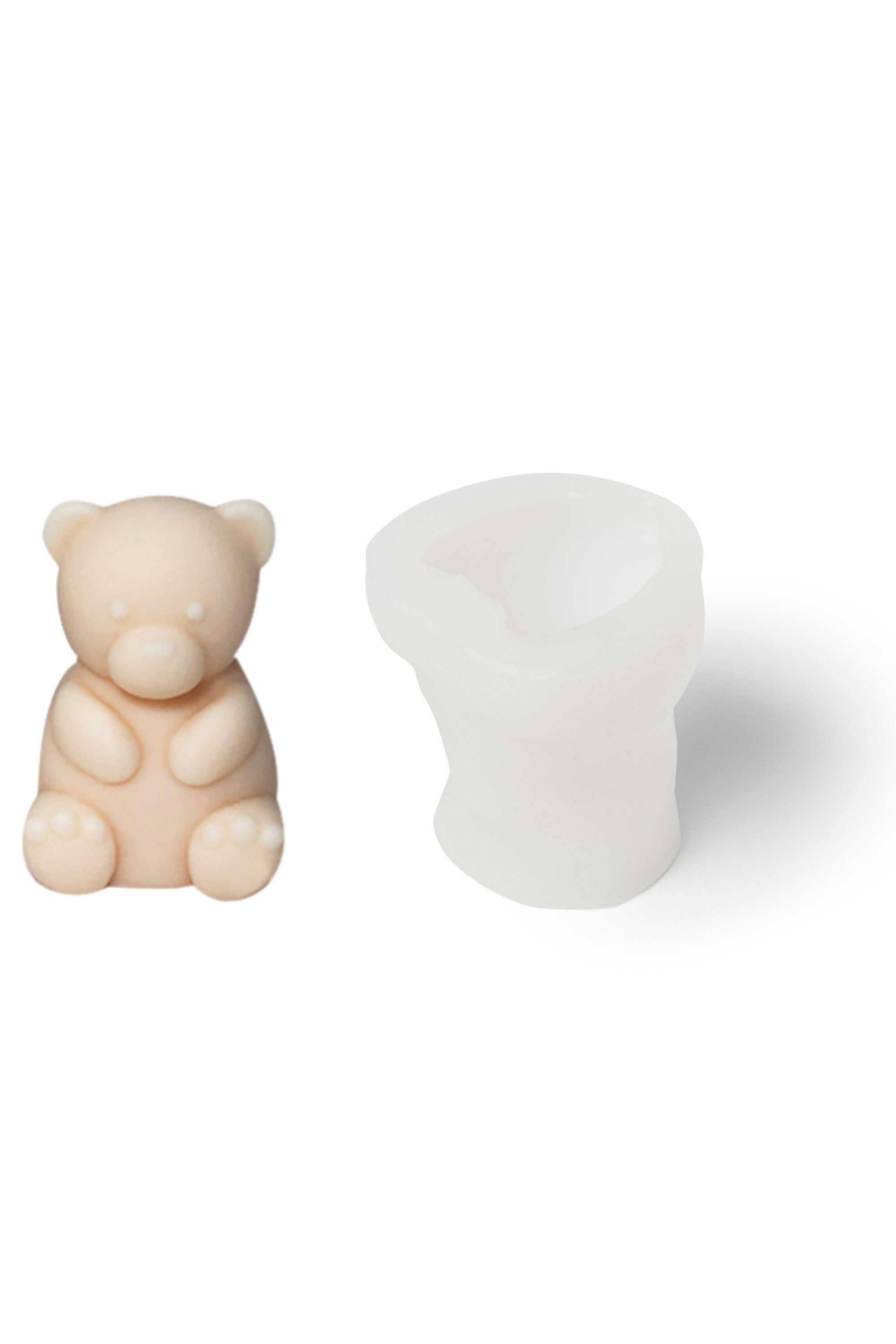 Silikonform für Kerzen - kleiner Bär