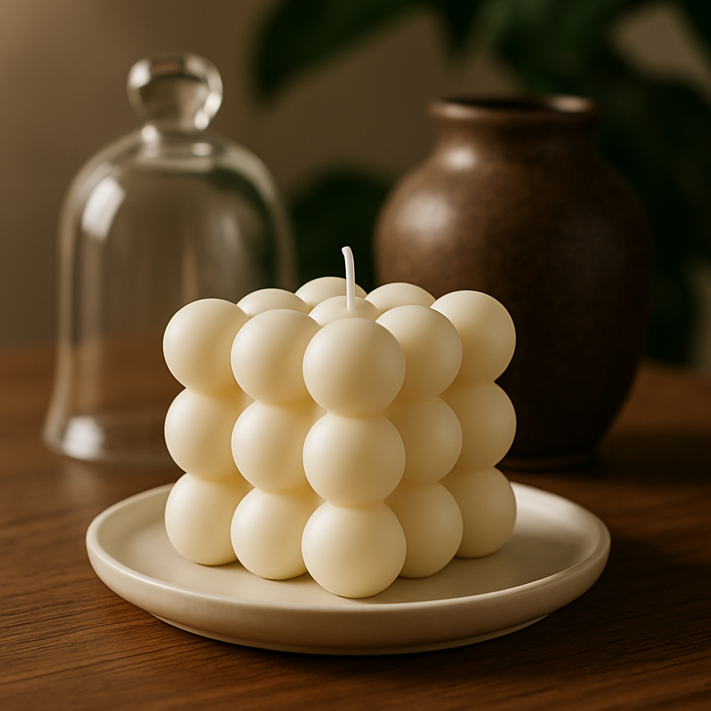 Silikonform für Blasenkerzen, 6 Stück