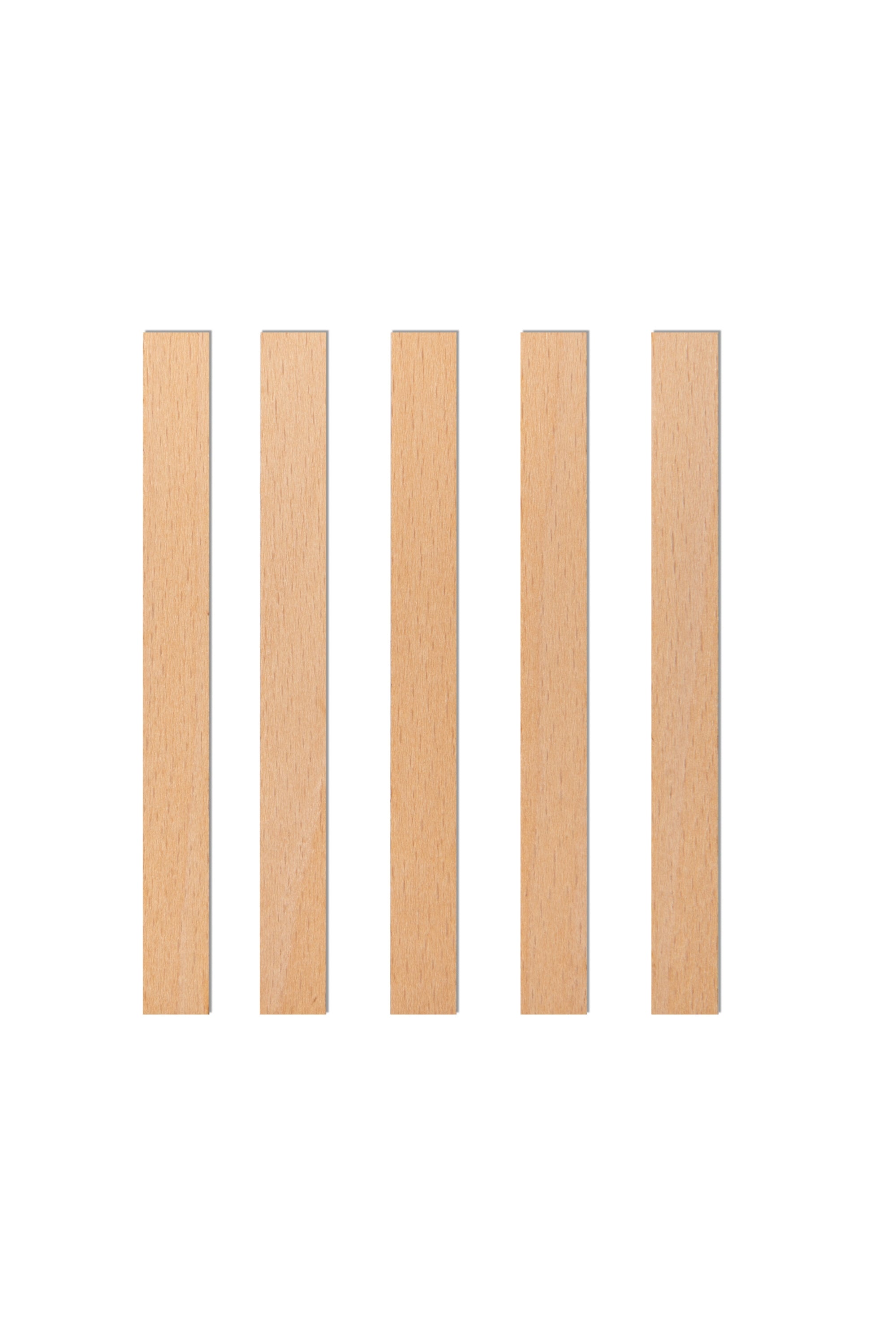 Holzdochte für Kerzen - 140x14x1 mm