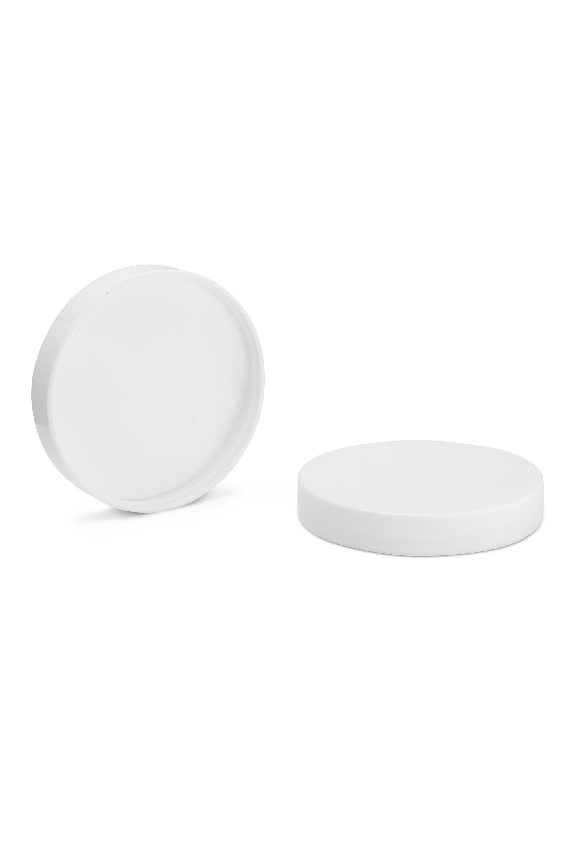 Weißer Plastikdeckel für Einmachgläser 70/R3