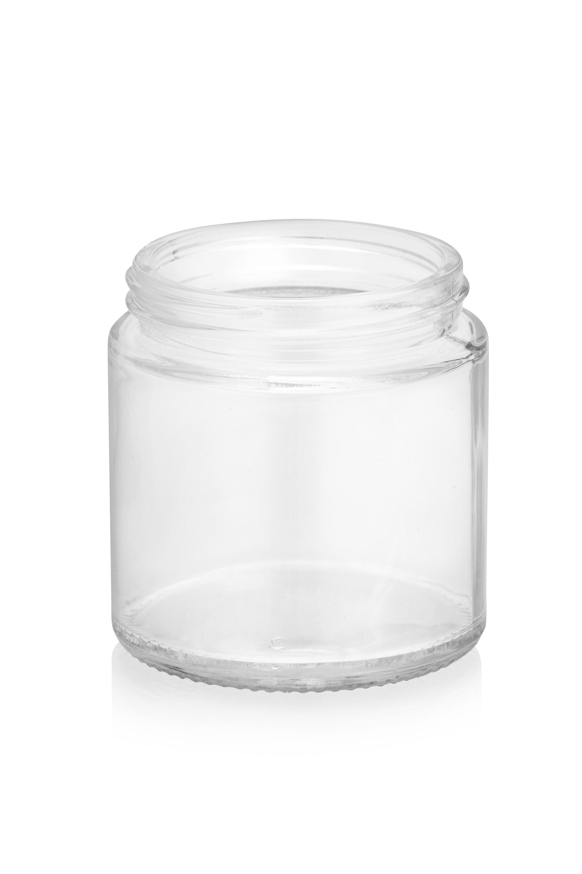 Glasbehälter für Kerzen, farblos, 120 ml, 58/R3