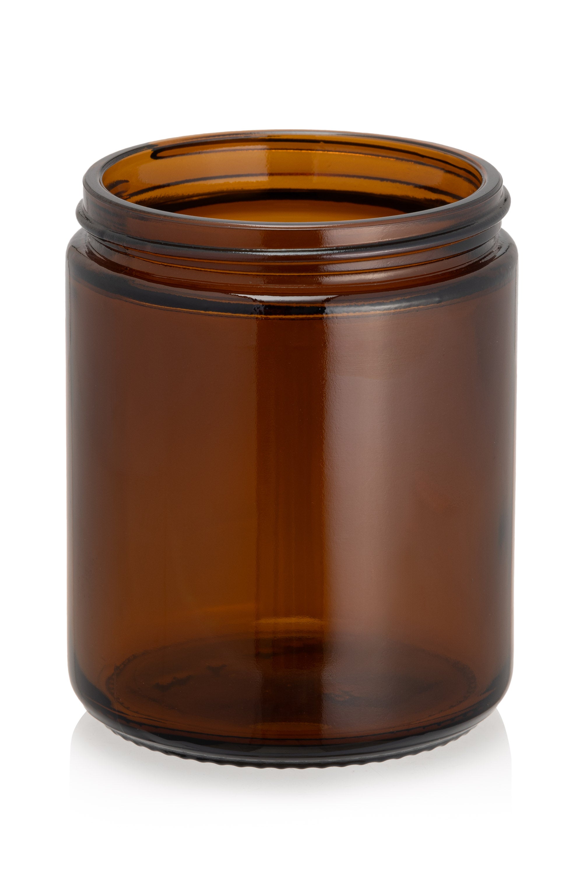 Brown glass candle jar 250 ml 70/R3