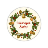 Dekorative Kerzenaufkleber 5 cm - Weihnachtsmotive
