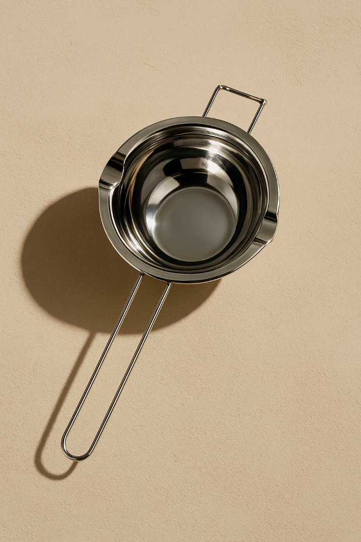 Metal chocolate wax melting pot 400ml