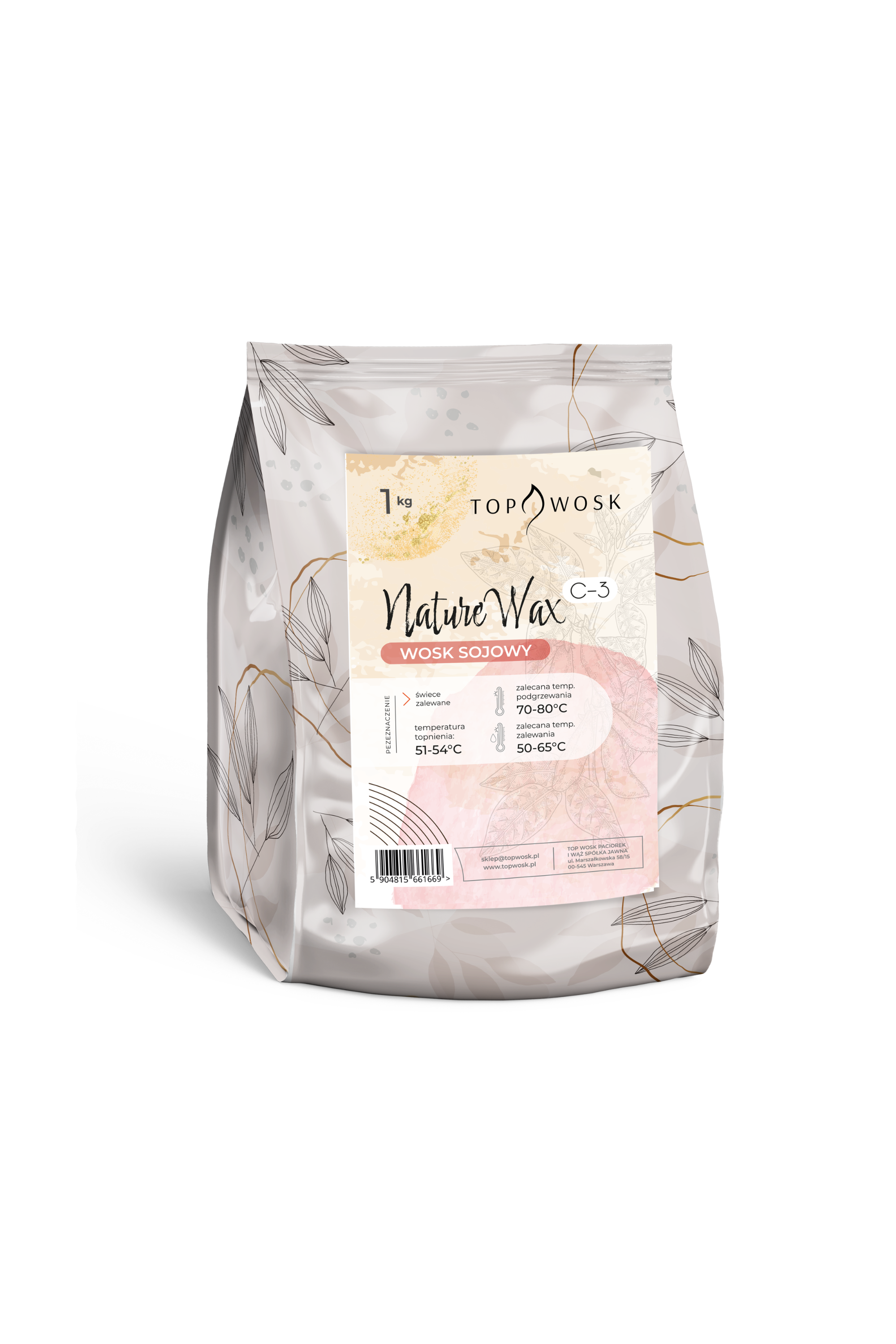 NatureWax C3 Sojawachs - Gießkerzen