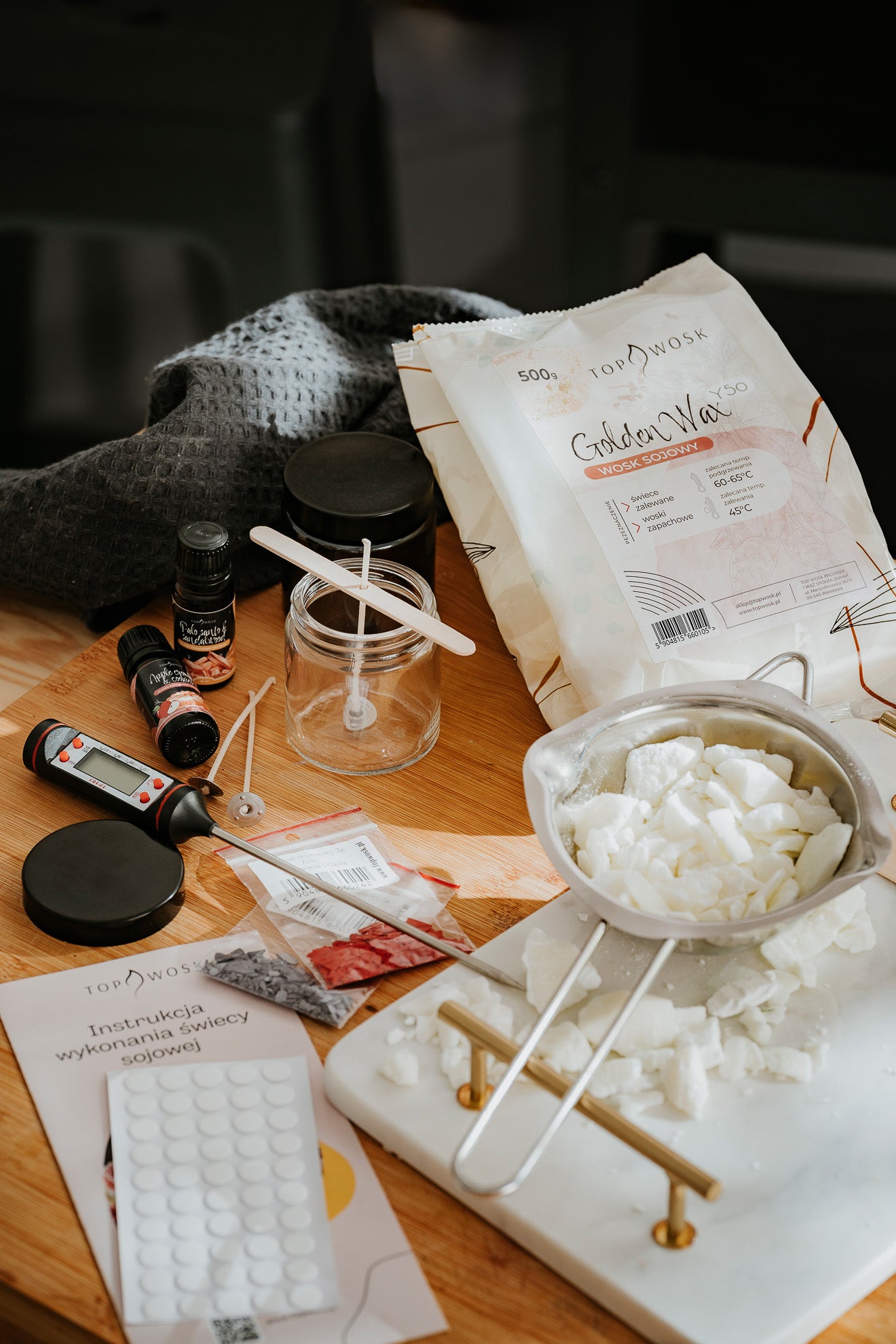 SMALL Kit for Making PREMIUM Soy Candles