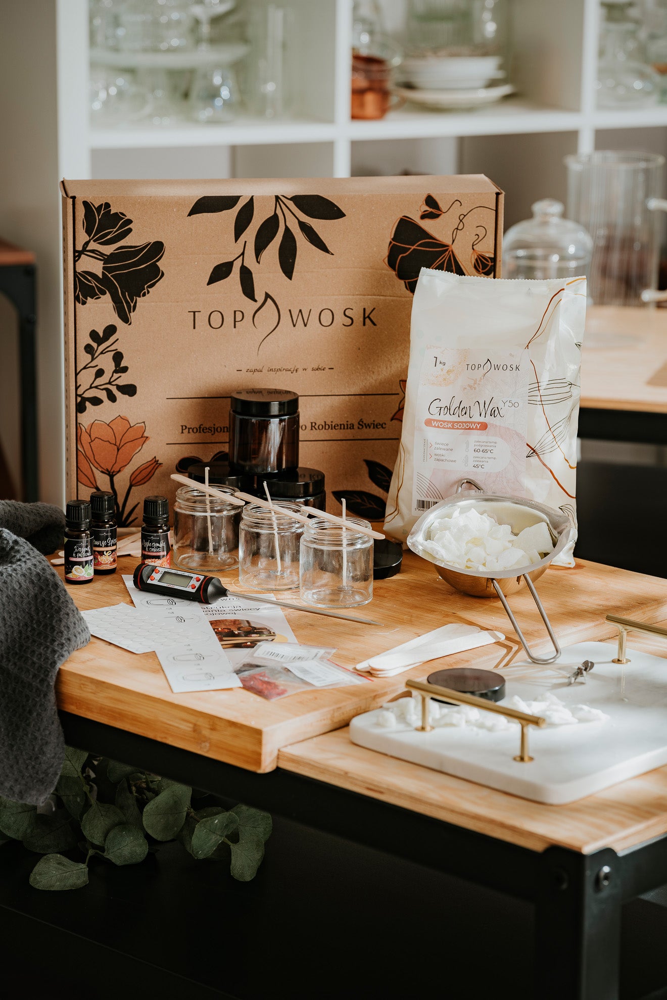 MEDIUM Set for making PREMIUM soy candles