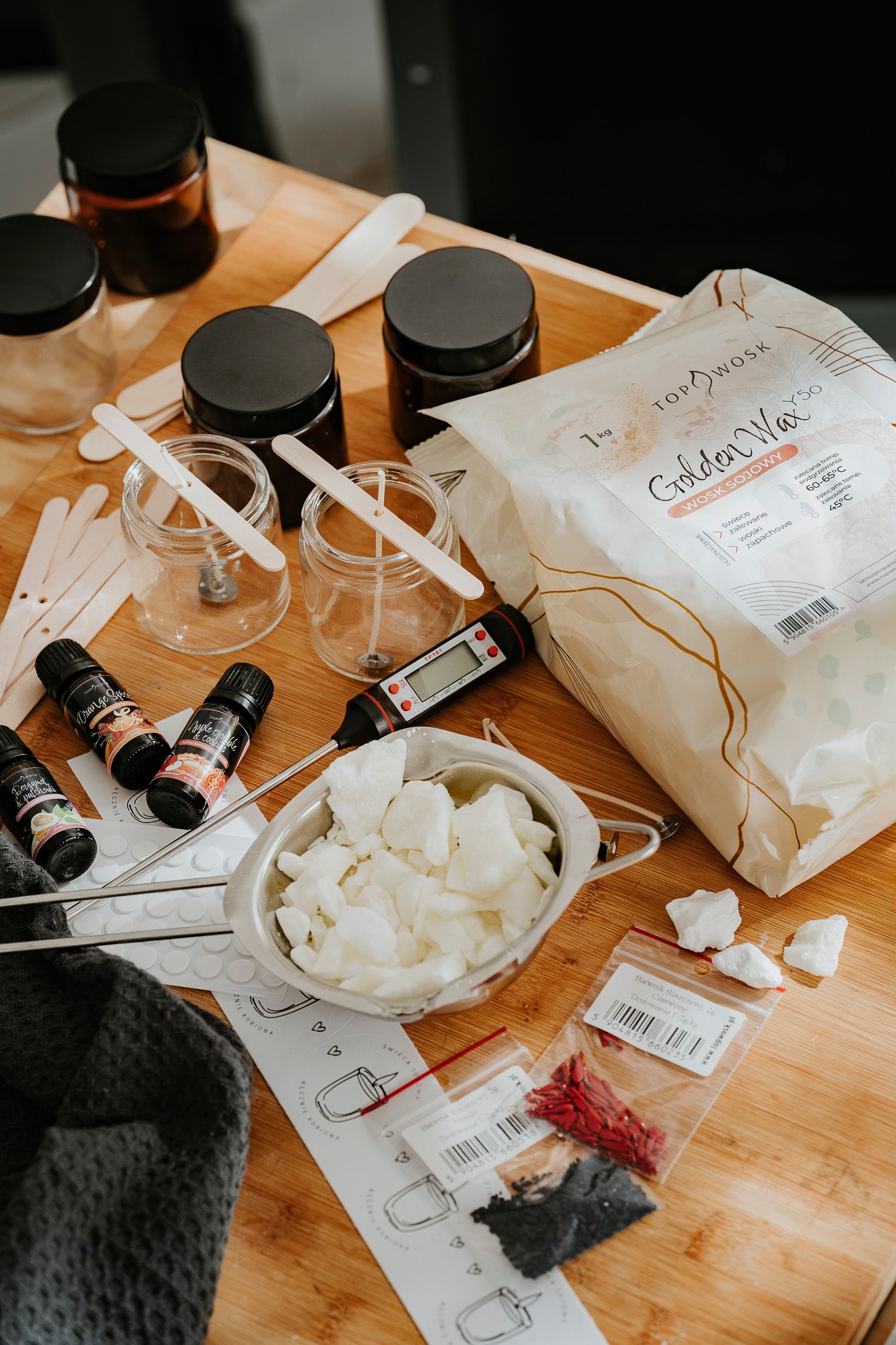 MEDIUM Set for making PREMIUM soy candles