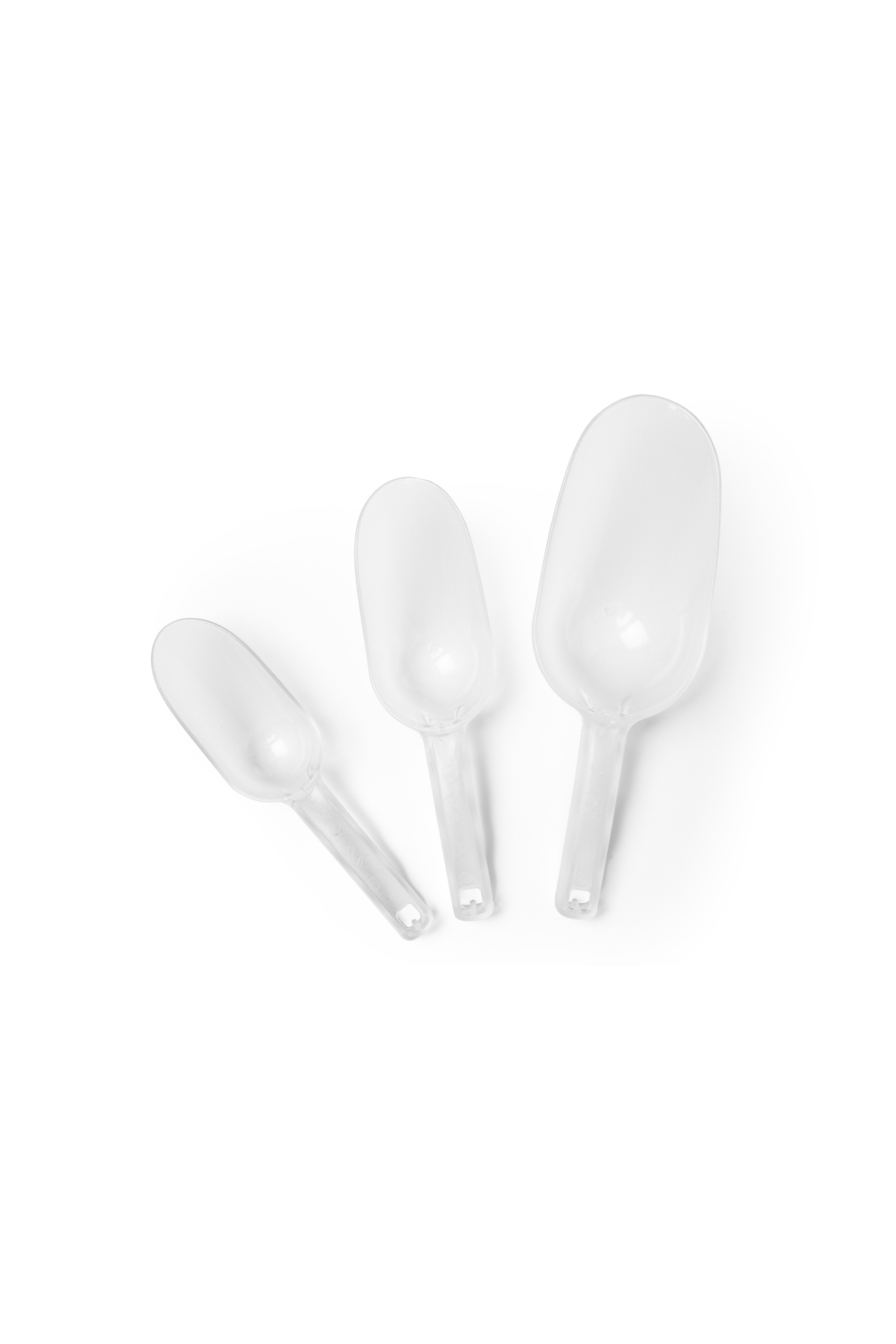 Set aus Plastikspateln zum Auftragen von Wachs