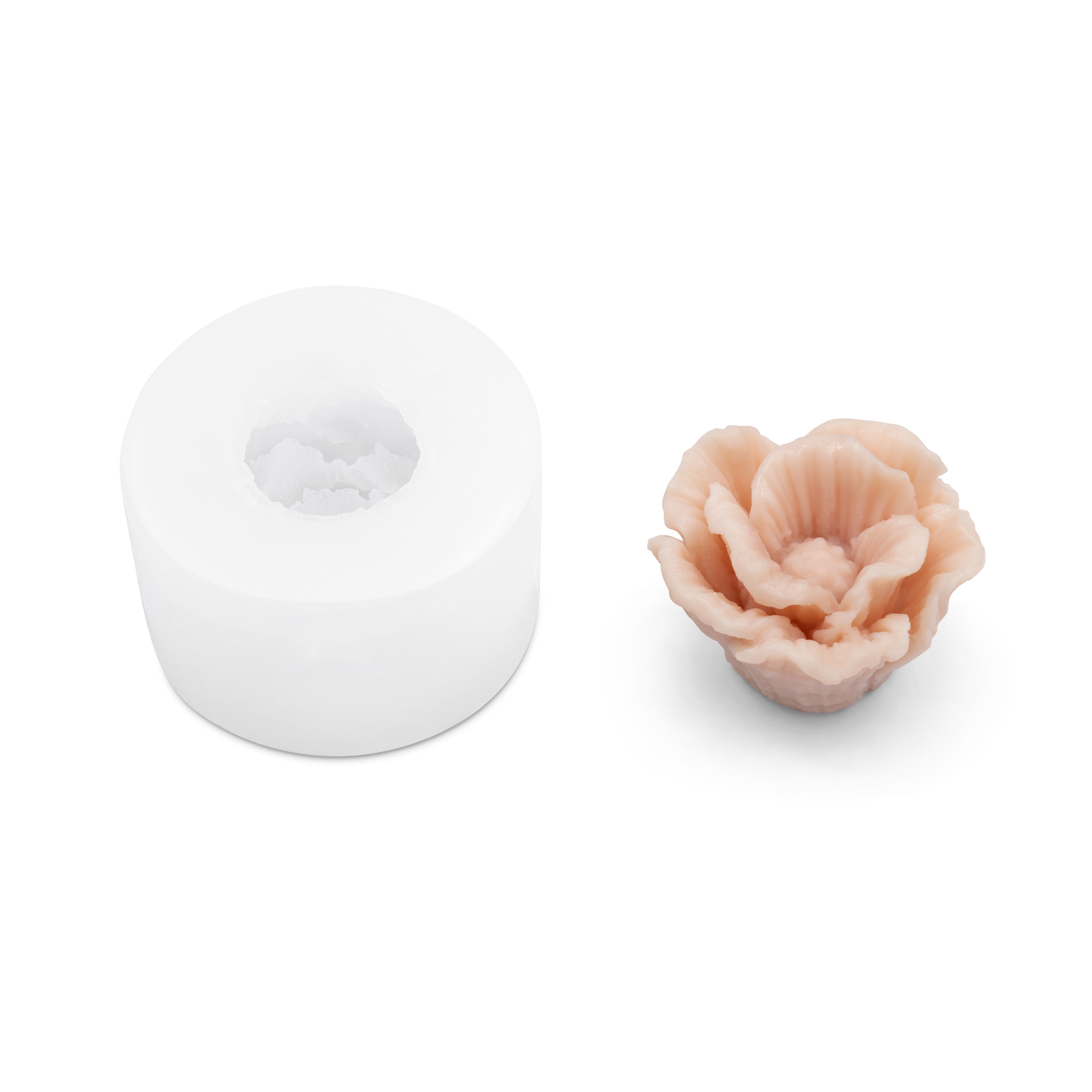 Forma silikonowa do świec - Kamelia III