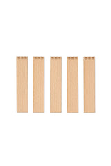 Knoty do świec drewniane z grawerem - "Prezenty" 20x1 mm